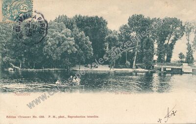 Carte postale ancienne Ile Fleurie — Nanterre (Hauts-de-Seine)