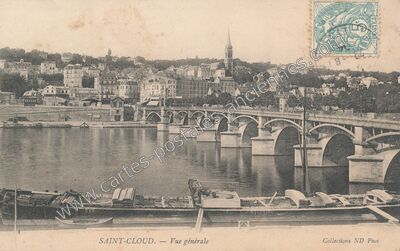 Carte postale ancienne Vue générale — Saint-Cloud (Hauts-de-Seine)