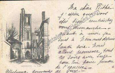 Carte postale ancienne La Tour — Larchant (Seine-et-Marne)