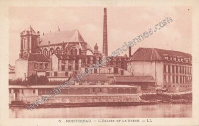 Carte postale ancienne Montereau — Montereau Faut Yonne (Seine-et-Marne)