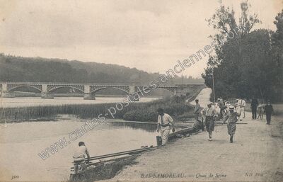 Carte postale ancienne Bas Samoreau — Samoreau (Seine-et-Marne)
