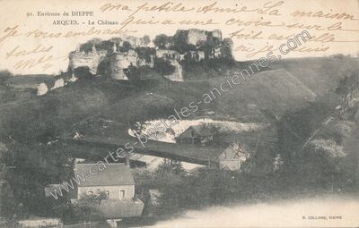 Carte postale ancienne Arques — Arques-la-Bataille (Seine-Maritime)
