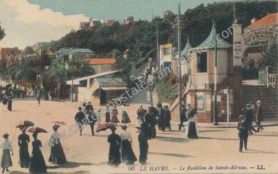 Carte postale ancienne Le Raidillon de Sainte-Adresse — Le Havre (Seine-Maritime)