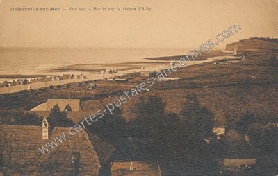 Carte postale ancienne Quiberville sur Mer — Quiberville (Seine-Maritime)