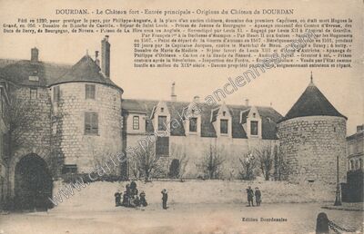 Carte postale ancienne Chateau de Dourdan — Dourdan (Essonne)