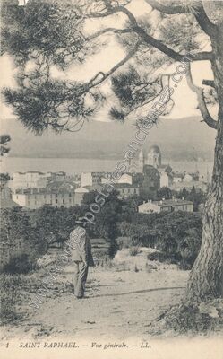 Carte postale ancienne Vue générale — Saint-Raphaël (Var)