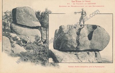 Carte postale ancienne Le Sidobre de Castres — Castres (Tarn)