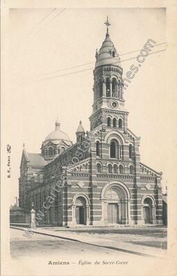 Carte postale ancienne Église du Sacré-Cœur — Amiens (Somme)
