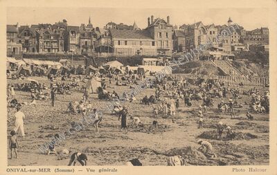 Carte postale ancienne Onival sur Mer — Woignarue (Somme)
