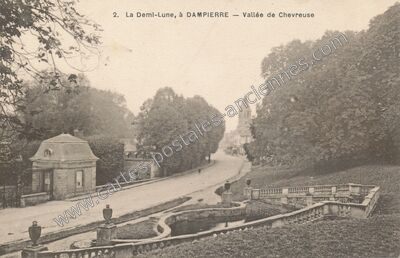 Carte postale ancienne La Demi Lune — Dampierre-en-Yvelines (Yvelines)
