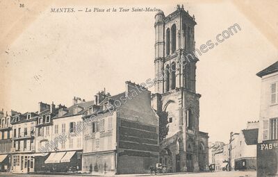 Carte postale ancienne Mantes — Mantes-la-Jolie (Yvelines)