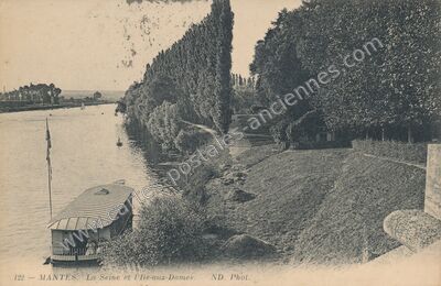 Carte postale ancienne Mantes — Mantes-la-Jolie (Yvelines)
