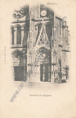 Carte postale ancienne Mantes — Mantes-la-Ville (Yvelines)