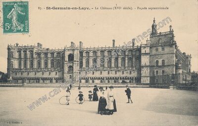 Carte postale ancienne Chateau de St Germain en Laye — Saint-Germain-en-Laye (Yvelines)