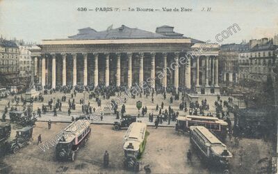 Carte postale ancienne La Bourse — Paris 2e (Paris)