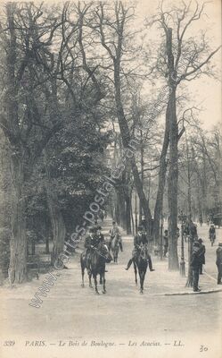 Carte postale ancienne Bois de Boulogne — Paris 16e (Paris)