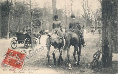 Carte postale ancienne Bois de Boulogne — Paris 16e (Paris)
