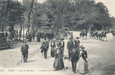 Carte postale ancienne Bois de Boulogne — Paris 16e (Paris)