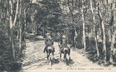 Carte postale ancienne Bois de Boulogne — Paris 16e (Paris)
