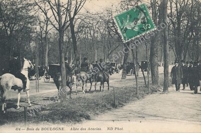 Carte postale ancienne Bois de Boulogne — Paris 16e (Paris)