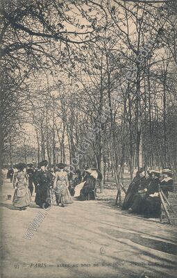 Carte postale ancienne Bois de Boulogne — Paris 16e (Paris)