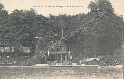 Carte postale ancienne Bois de Boulogne — Paris 16e (Paris)