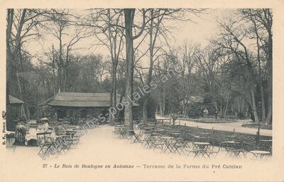 Carte postale ancienne Le Pre Catelan — Paris 16e (Paris)
