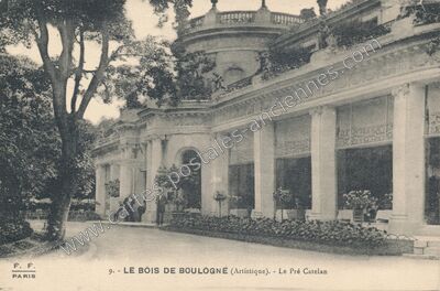 Carte postale ancienne Le Pre Catelan — Paris 16e (Paris)