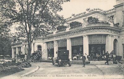 Carte postale ancienne Le Pre Catelan — Paris 16e (Paris)