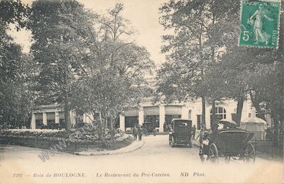 Carte postale ancienne Le Pre Catelan — Paris 16e (Paris)