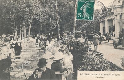 Carte postale ancienne Le Pre Catelan — Paris 16e (Paris)