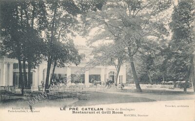 Carte postale ancienne Le Pre Catelan — Paris 16e (Paris)