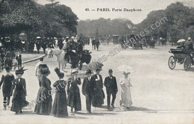 Carte postale ancienne Porte Dauphine — Paris 16e (Paris)