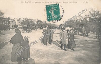 Carte postale ancienne Porte Dauphine — Paris 16e (Paris)