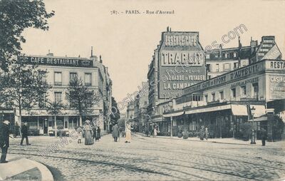 Carte postale ancienne Rue d'Auteuil — Paris 16e (Paris)