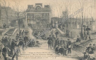 Carte postale ancienne Montmartre — Paris 18e (Paris)