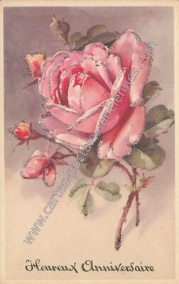 Carte postale ancienne Heureux Anniversaire — Heureux Anniversaire — Fantaisie